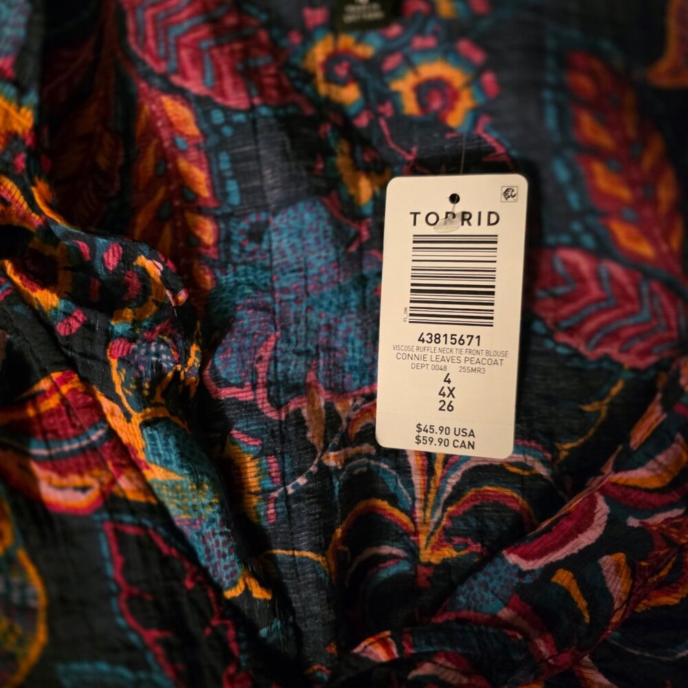 Torrid corinne set (shirt and pants) 4x